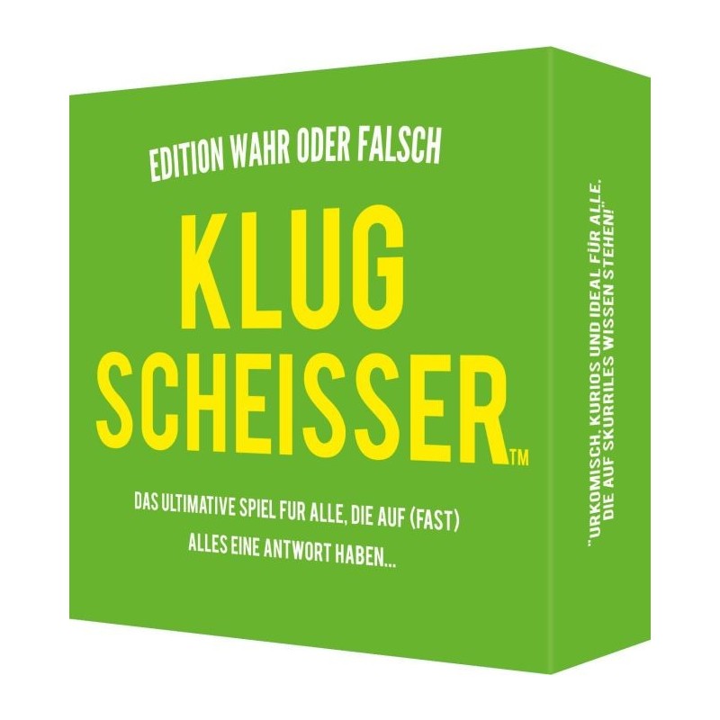 Klugscheisser - Wahr oder Falsch Edition