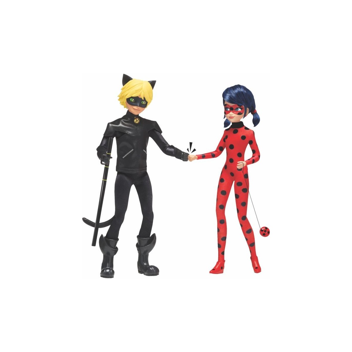 Miraculous Ladybug und Cat Noir,ca. 26cm