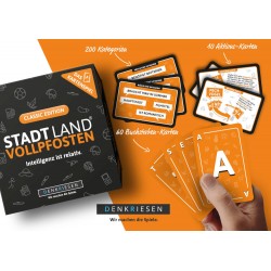 STADT LAND VOLLPFOSTEN: Das Kartenspiel _  Classic Edition
