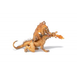 Zweiköpfiger Drache, gold