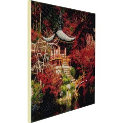 Crystal Art Japanischer Tempel 40x50 cm