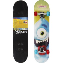 NSP Skateboard Cyclops, LED Räder, L78cm