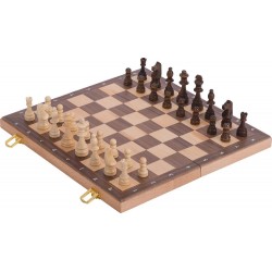 GoKi Schachspiel in Holzklappkassette