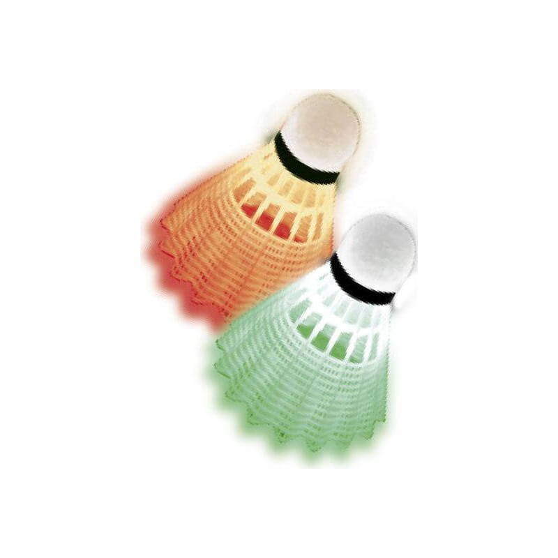 Talbot Torro   Badminton Ball MAGIC NIGHT LED,3er Dose Bälle mit grün roten LED