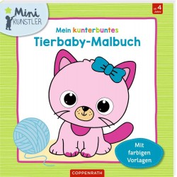 Mein kunterbuntes Tierbaby Malbuch (Mini Künstler)