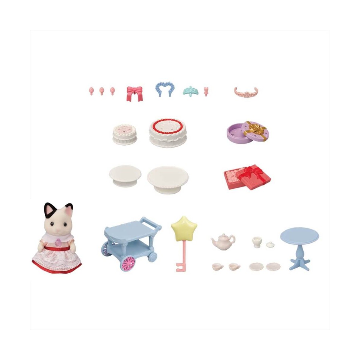 EPOCH Sylvanian Families 5646 Party Spielset mit Figur