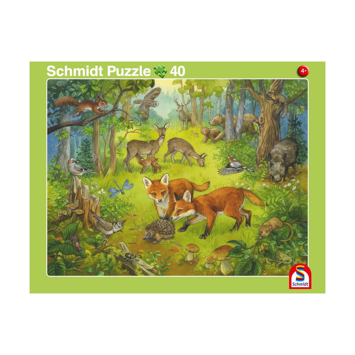 Schmidt Spiele 56811 2erSet RAPU Haustiere  Heimische Tiere 24 Teile   40 Teile