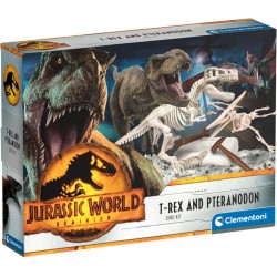 Clementoni Jurassic World 3   Ausgrabungs Set T Rex & Triceratops