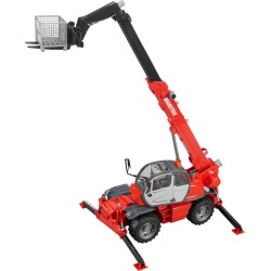 thumb-alternative:BRUDER - Manitou Teleskopstapler MRT 2150 mit Zubehör