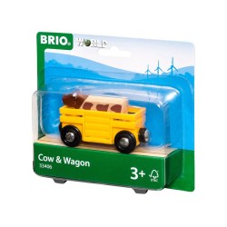 BRIO Bahn - Tierwagen mit Kuh