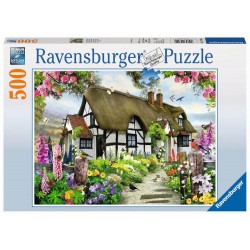 Ravensburger 14709 Puzzle Verträumtes Cottage 500 Teile