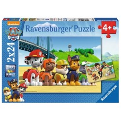 Ravensburger 09064 Puzzle Paw Patrol Heldenhafte Hunde 2 x 24 Teile