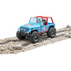 Bruder 02541 Jeep Cross Country racer blau mit Rennfahrer