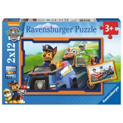 Ravensburger 07591 Puzzle: Paw Patrol im Einsatz 2x12 Teile