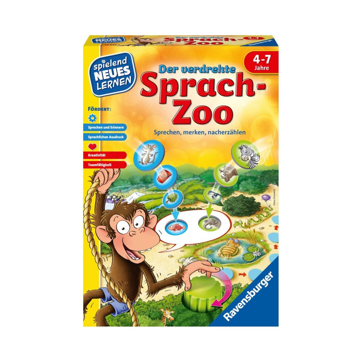 Ravensburger Spiel   Der verdrehte Sprach Zoo
