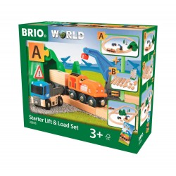 BRIO Bahn   Starterset Güterzug mit Kran