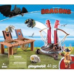 Playmobil® 9461   Dragons   Grobian mit Schafschleuder
