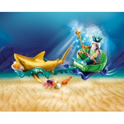 Playmobil® 70097   Magic   Meereskönig mit Haikutsche