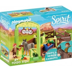 Playmobil® 70120   Spirit   Riding Free   Pferdebox Snips und Herr Karotte