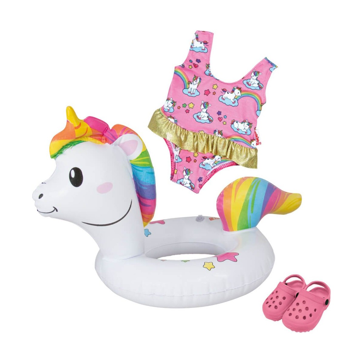 Heless   Einhorn Schwimmset Henri, Gr. 35   45 cm