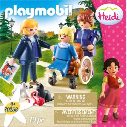 Playmobil® 70258   Heidi   Clara mit Vater und Fräulein Rottenmeier