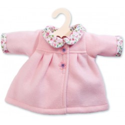Puppen Mantel Flausch rosa, Größe 35   45 cm