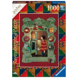 Ravensburger 16516 Puzzle Harry Potter bei Weasl.Fam.1000 Teile