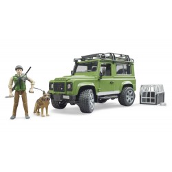 Bruder   Land Rover Defender Station Wagon mit Förster und Hund