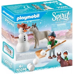 Playmobil® 70398   Spirit   Riding Free   Schneespaß mit Snips & Herrn Karotte
