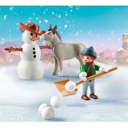 Playmobil® 70398   Spirit   Riding Free   Schneespaß mit Snips & Herrn Karotte
