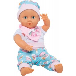 Puppen Baby Outfit ''Einhorn Emil & Fee Emma'', 3 teilig, Gr. 35 45 cm