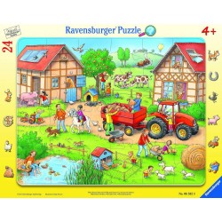 Ravensburger 06582 Rahmenpuzzle Mein kleiner Bauernhof 24 Teile