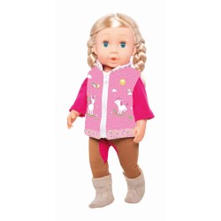 Puppen Reiter Outfit ''Lina'', 3 teilig, Gr. 28 35 cm