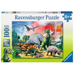 Ravensburger 10957 Puzzle Unter Dinosauriern 100 Teile