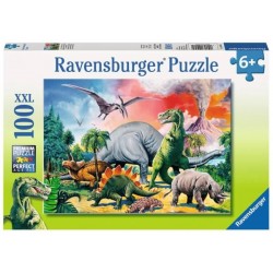 Ravensburger 10957 Puzzle Unter Dinosauriern 100 Teile