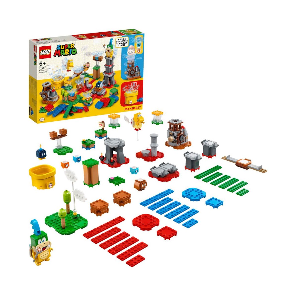 LEGO® Super Mario 71380   Baumeister Set für eigene Abenteuer