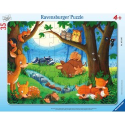 Ravensburger 05146 Puzzle Wenn kleine Tiere schlafen gehen