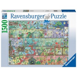 Ravensburger 16712 Puzzle Zwerge im Regal 1500 Teile
