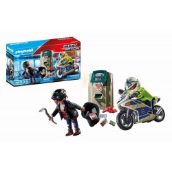 Playmobil® 70572   City Action   Polizei   Motorrad Verfolgung des Geldräubers