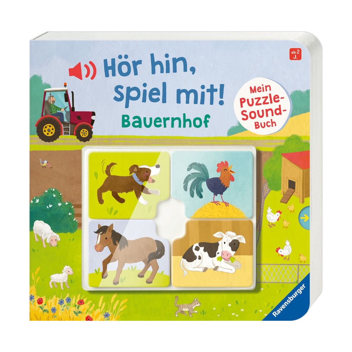 Ravensburger 43991 Mein Puzzle Soundbuch: Bauernhof