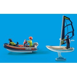 Playmobil 70141 Seenot: Polarsegler Rettung mit Schlauchboot