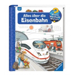 thumb-alternative:Ravensburger 32884 Wieso? Weshalb? Warum? 8: Alles über die Eisenbahn