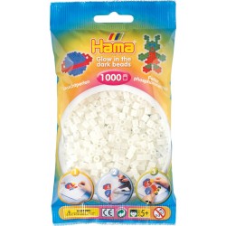 Hama® Bügelperlen Perlen, leuchtgrün, 1.000 Stück