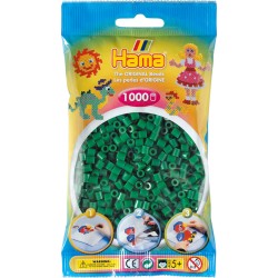 Hama® Bügelperlen Perlen, grün 1.000 Stück