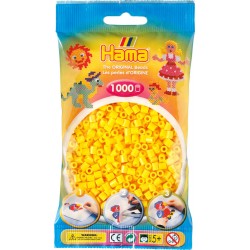 Hama® Bügelperlen Perlen, gelb, 1.000 Stück