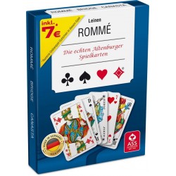 ASS Rommé Leinen, französisches Bild. Kartenspiel