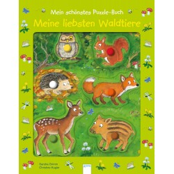 Schönstes Puzzle Buch - Waldtiere
