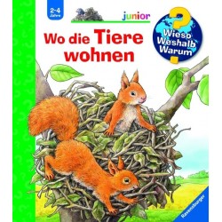 Ravensburger 32874 Wieso? Weshalb? Warum? junior 46: Wo die Tiere wohnen