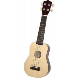 Mini-Gitarre Holz NATUR Ukulele
