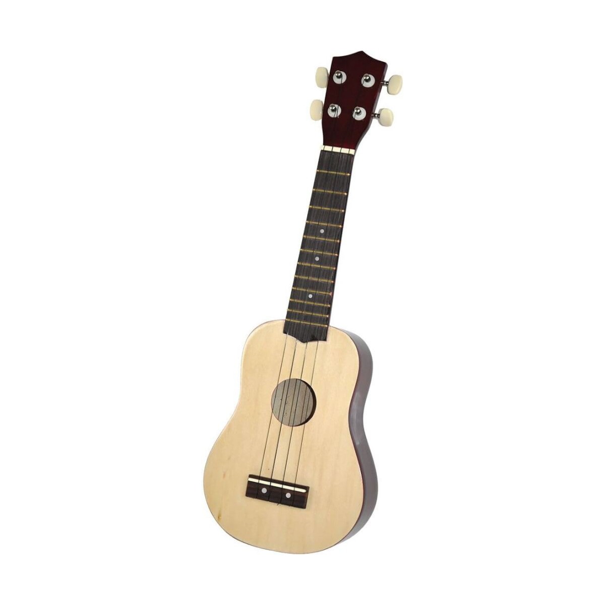 Mini-Gitarre Holz NATUR Ukulele